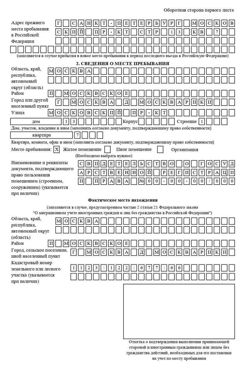 временная регистрация в Югорске